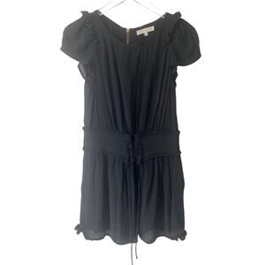 SANDRO BLACK CORSET ROMPER PLAYSUIT SIZE 2